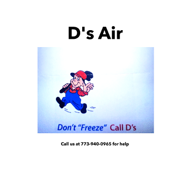 D's Air & Heating Service Logo Slogan and phone number