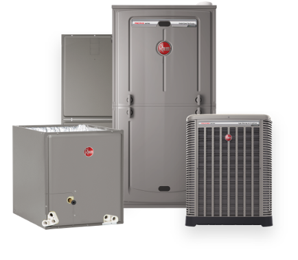 Rheem or Ruud Starting at $9,799 — Complete HVAC System Installation Package 